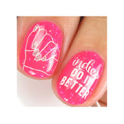 UberChic Beauty Nail Polish Is Life Stamping Plate Light Coral