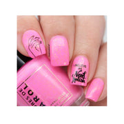 UberChic Beauty Nail Polish Is Life Stamping Plate Pale Violet Red