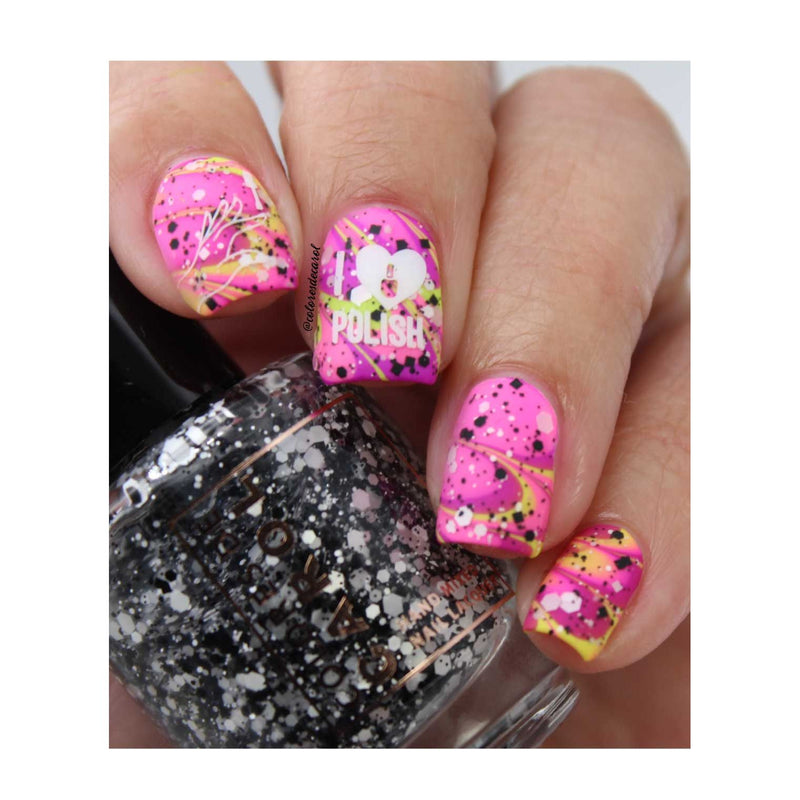 UberChic Beauty Nail Polish Is Life Stamping Plate Rosy Brown