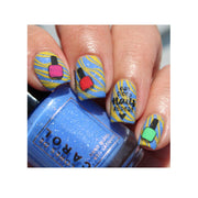 UberChic Beauty Nail Polish Is Life Stamping Plate Tan