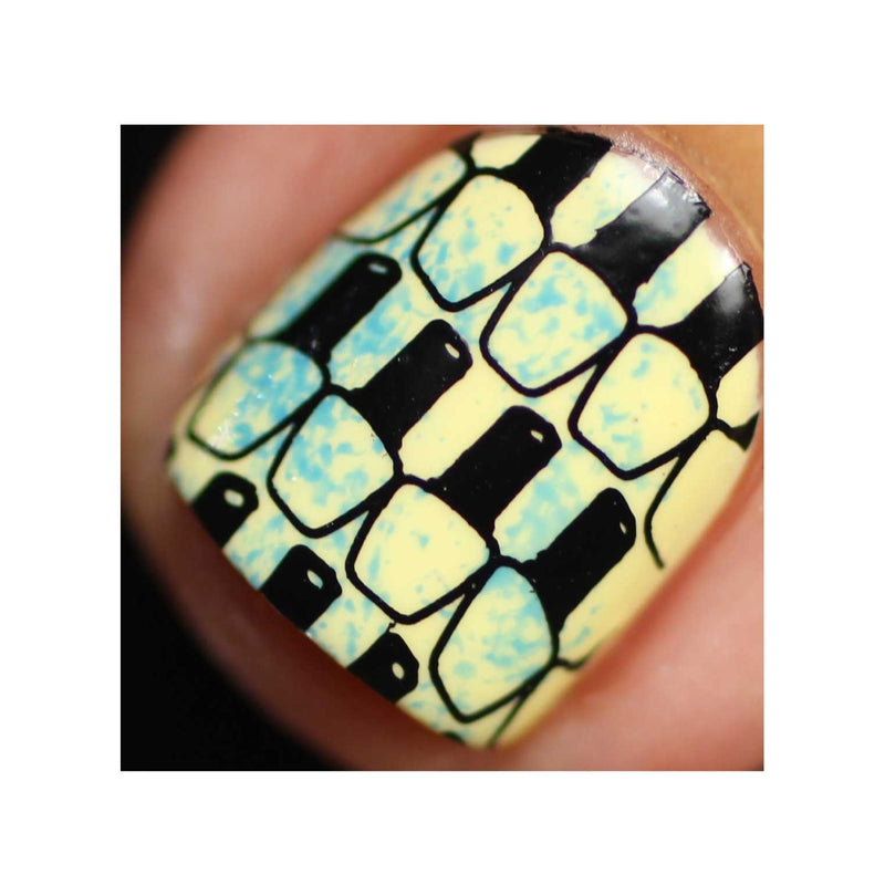 UberChic Beauty Nail Polish Is Life Stamping Plate Tan