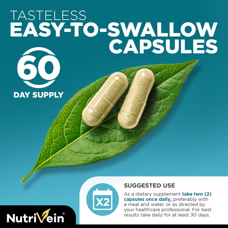 Nutrivein Nutrivein Organic Sea Moss 1600mg Plus Bladderwrack & Burdock - 120 Capsules 65-25PU-ZLQ1 White Smoke