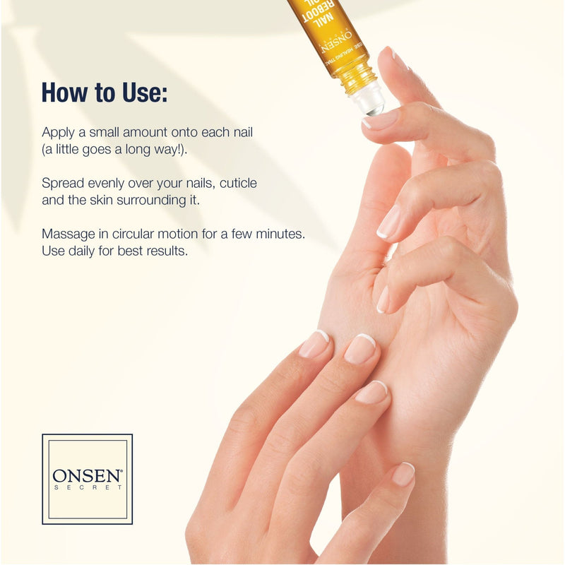Onsen Secret Complete Nail Reboot Kit Nail Kit Seashell Nail Reboot Kit