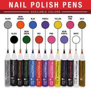 Warren London Pawdicure Polish Pens - Choose From 13 Colors! - Dog Nail Polish Dog Nail Polish White Smoke Pink,Blue,Red,Purple,Yellow,Black,White,Silver,Gold,Neon Pink,Neon Purple,Neon Orange,Neon Green