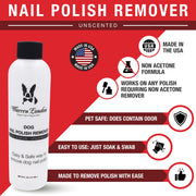 Warren London Dog Nail Polish Remover - Non Acetone Dog Nail Polish White Smoke