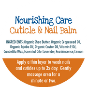 By Robin Creations Cuticle Nourishing & Nail Strengthening Balm Nail Care Chocolate 1 Tin,3 Tins