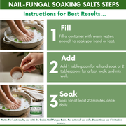 COLEHERBALS LLC 13 - Dr. Cole's Organic Nail Fungus Salts Formula Herbal Slate Gray
