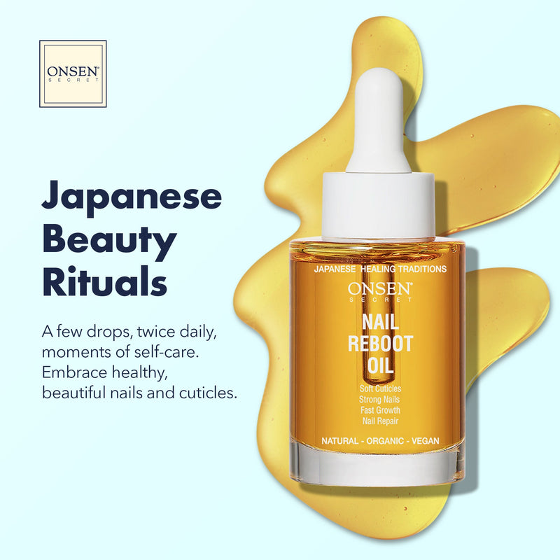Onsen Secret Nail Reboot Oil Nail Care Alice Blue 35ml,10ml,2 x 35ml,2 x 10ml