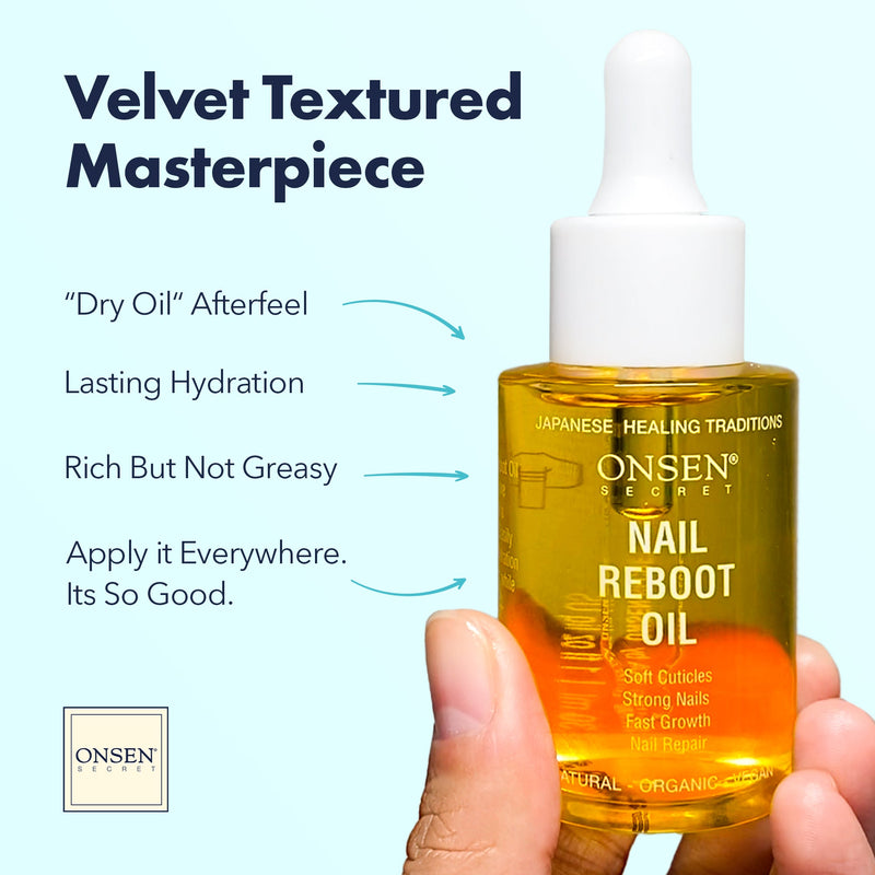 Onsen Secret Nail Reboot Oil Nail Care Alice Blue 35ml,10ml,2 x 35ml,2 x 10ml