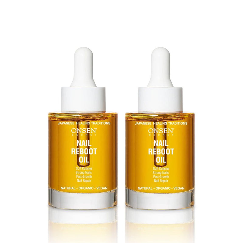 Onsen Secret Nail Reboot Oil Nail Care White Smoke 2 x 35ml