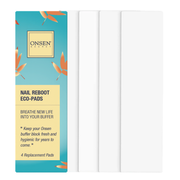 Onsen Secret Nail Reboot Eco-Pads Nail Care White Smoke 1 Pack Replacement Pads (White)