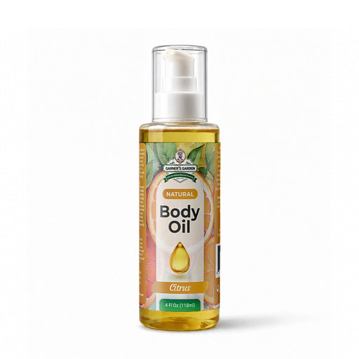 Garner's Garden Natural Body Oil Body Oil White Smoke 4 oz (Recommended) / Citrus