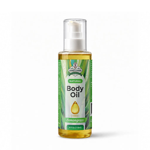 Garner's Garden Natural Body Oil Body Oil White Smoke 4 oz (Recommended) / Lemongrass