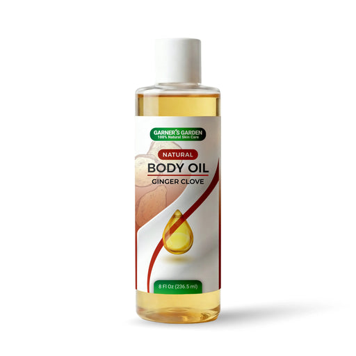 Garner's Garden Natural Body Oil Body Oil White Smoke 4 oz (Recommended) / Citrus,4 oz (Recommended) / Lemongrass,4 oz (Recommended) / Lavender,4 oz (Recommended) / Ginger Clove,8 oz (Large) / Citrus,8 oz (Large) / Lemongrass,8 oz (Large) / Lavender,8 oz (Large) / Ginger Clove