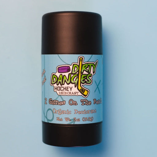 Dirty Dangles Hockey 2 Games on the Beach - Natural Hockey Deodorant Deodorant Light Steel Blue