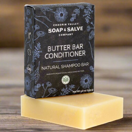 Chagrin Valley Soap & Salve Shampoo Bar: Butter Bar Conditioner Shampoo Bar Dark Slate Gray Full Bar 5.6 oz