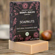 Chagrin Valley Soap & Salve Shampoo Bar: Soapnuts Shampoo Shampoo Bar Rosy Brown Full Bar 5.6 oz