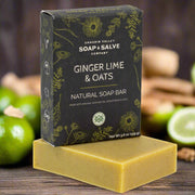 Chagrin Valley Soap & Salve Natural Soap: Ginger Lime & Oats Soap Dark Slate Gray Full Bar 5.6 oz