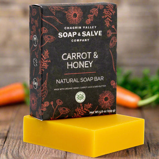 Chagrin Valley Soap & Salve Natural Soap: Carrot & Honey Complexion Soap Dark Slate Gray Full Bar 5.6 oz