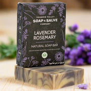 Chagrin Valley Soap & Salve Natural Soap: Lavender Rosemary Soap Dark Slate Gray Full Bar 5.6 oz