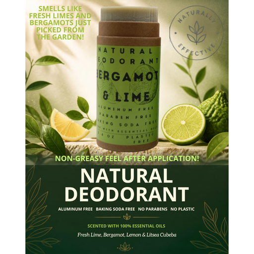 Mineranaturals Natural deodorant - Bergamot & Lime Black