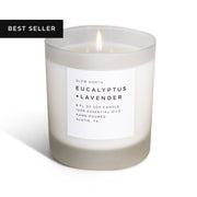Slow North Eucalyptus + Lavender - Signature Soy Candle Frosted Candles White Smoke