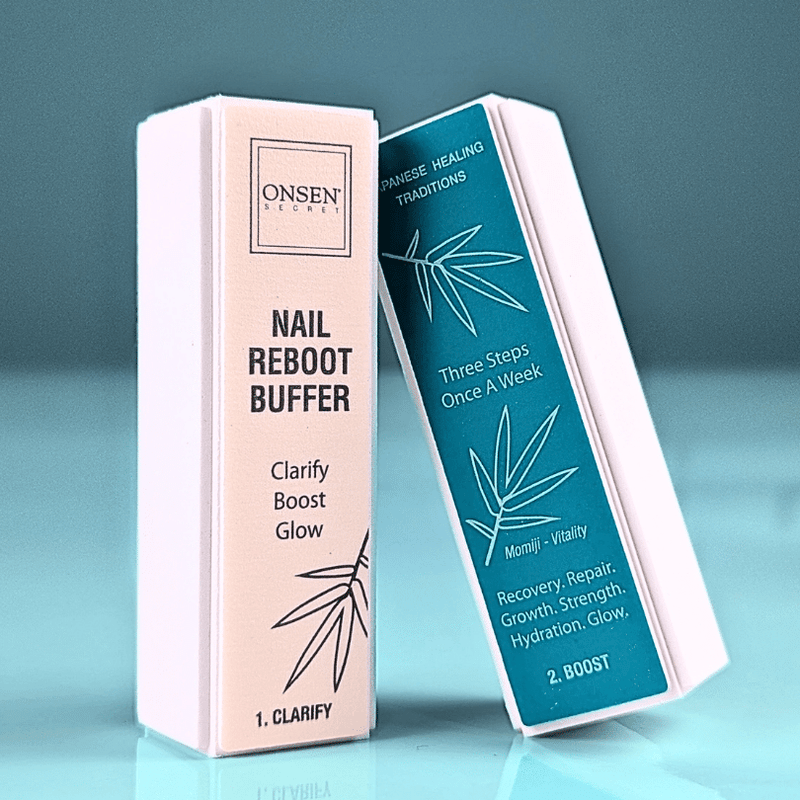 Onsen Secret Nail Reboot Buffer Nail Care White Smoke 1 Buffer,2 Buffers,3 Buffers