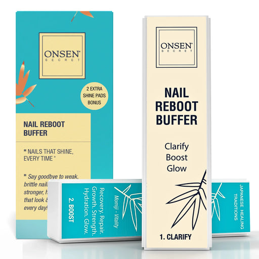 Onsen Secret Nail Reboot Buffer Nail Care White Smoke 1 Buffer