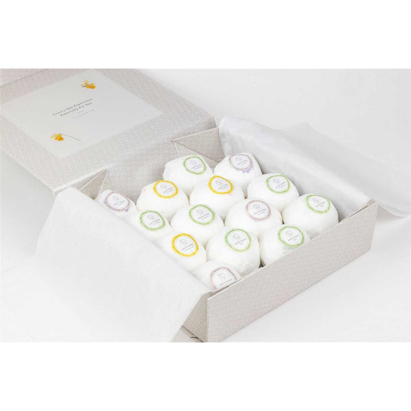 Lizush Bath Bombs Gift Box, Set of 14 Big 100% Natural Relaxing Bath Bombs BATH BOMBS Lavender No,Yes