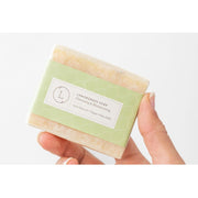 Lizush 2 x Lemongrass Natural Soap Bar, Handmade Body Soap Gift NATURAL SOAP BAR Beige