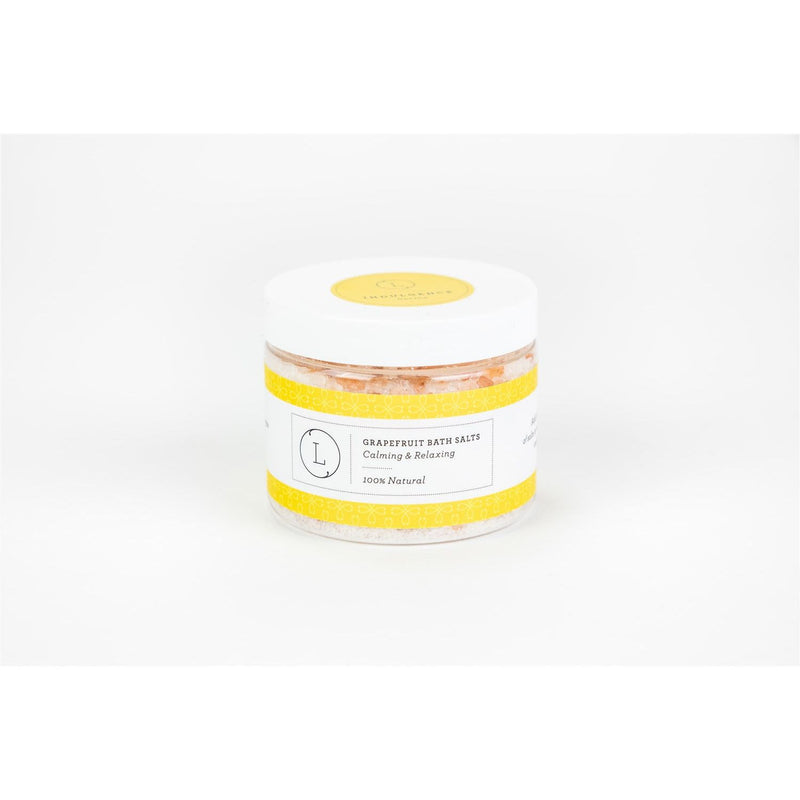 Lizush Grapefruit Natural Bath Salt Soak with Dead sea, Epsom and Himalayan salts BATH BOMBS & SALTS White Smoke