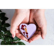 Lizush Set of 5 Heart Shaped Shower Steamers Package  - in a Gift Box - Can be personalized Unisex gift set Light Gray No,Yes