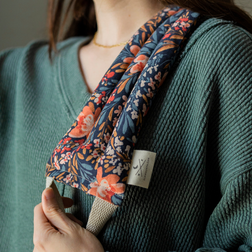 Slow North Neck Wrap - Pom Blossom Relaxation Accessories Dark Slate Gray