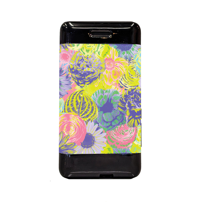 Peelz Neon Floral Sticker for Omnipod DASH® PDM – Pump Peelz Peelz/Stickers White Smoke Case Peelz