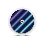 Peelz Neon Stripes for Freestyle Libre 2 Peelz/Stickers White Smoke Sensor Only