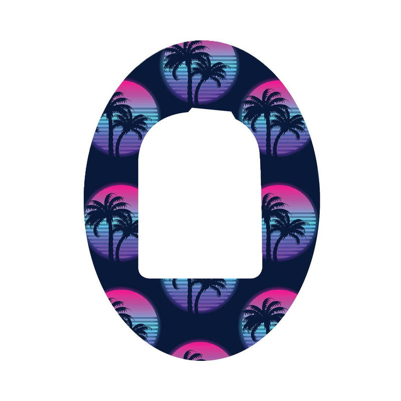 Peelz Neon Sunset Pod Patch Tape - Pump Peelz Patch Medical Tape White Smoke 1-Pack Omnipod Tape