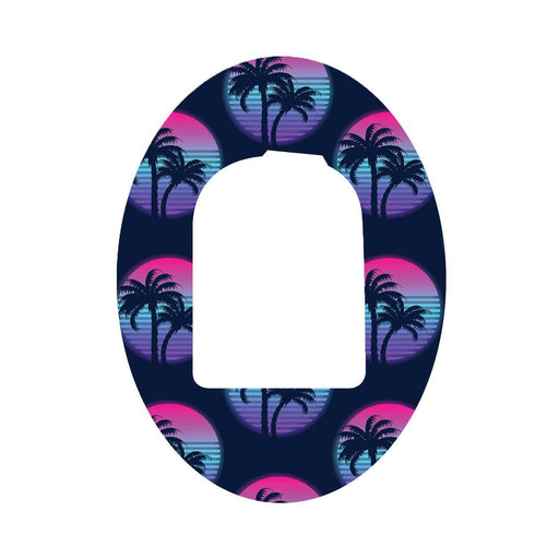 Peelz Neon Sunset Pod Patch Tape - Pump Peelz Patch Medical Tape White Smoke 1-Pack Omnipod Tape