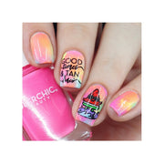 UberChic Beauty Seas The Day Stamping Plate Rosy Brown