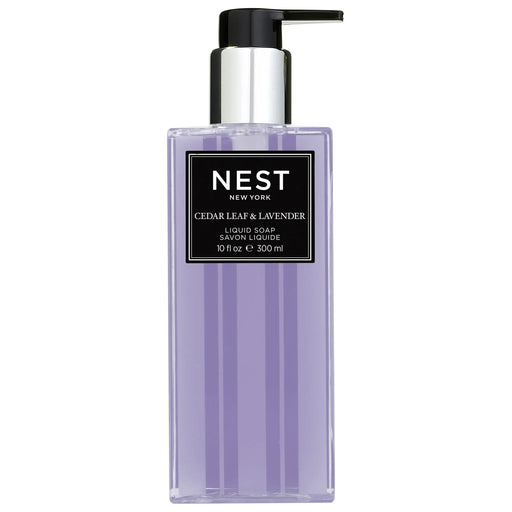 Nava Beauty Nest New York Cedar Leaf & Lavender Liquid Soap 10 OZ White Smoke