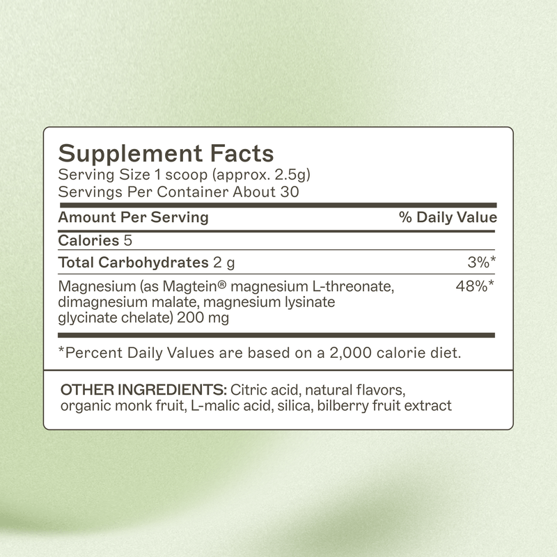 AMMD NeuroCalm Mag Supplement White Smoke