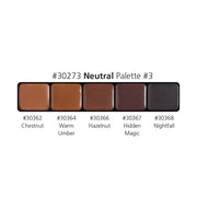 Graftobian Make-Up Company Glamour Crème™ Ultra HD Foundation Palettes Dark Slate Gray Warm #1,Warm #2,Warm #3,Neutral #1,Neutral #2,Neutral #3,Cool #1,Cool #2,Ultra-Lights