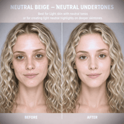 Sydoni Skincare and Beauty SYDONI FULL COVERAGE CREAM CONCEALER – Maximum Coverage, Seamless Skin .5 OZ. Cream Concealer Light Gray Neutral Beige-Light Neutral Beige