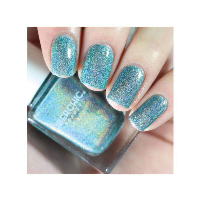 UberChic Beauty New Me - Holographic Polish Regular Polish Gray
