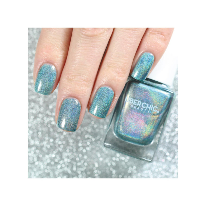 UberChic Beauty New Me - Holographic Polish Regular Polish Gray