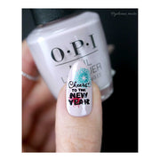 UberChic Beauty New Year New Digits Stamping Plate Light Gray