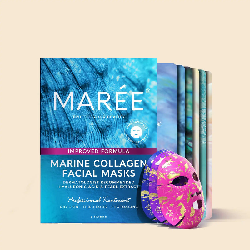 Maree Hydrating Collagen Face Mask Antique White 1 item - Complete your routine