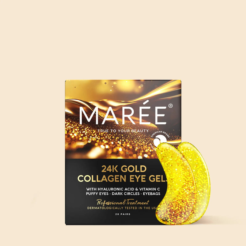 Maree 24K Gold Anti-Aging Eye Patches Antique White 1 item - Complete your routine