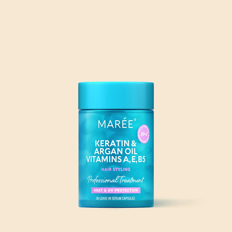 Maree Keratin Oil Capsules for Frizz Control Antique White 1 item - Complete your routine