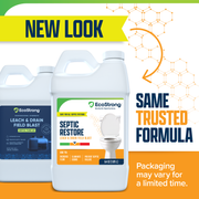 EcoStrong Leach and Drain Field Blast Drain & Septic > Septic System Problems White Smoke 1 Gal Jug,64 oz Bottle