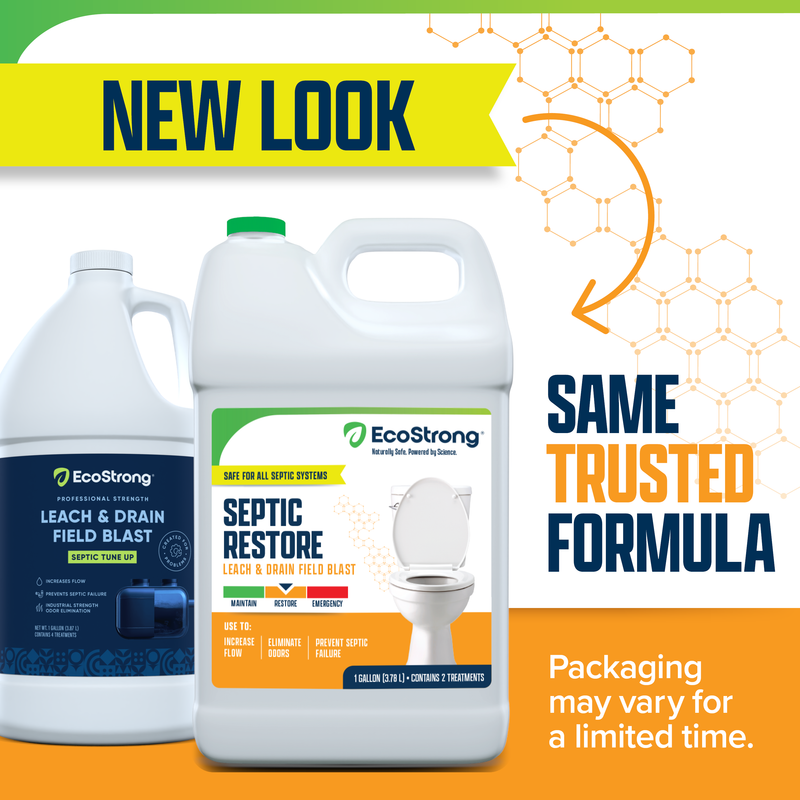 EcoStrong Leach and Drain Field Blast Drain & Septic > Septic System Problems White Smoke 1 Gal Jug,64 oz Bottle
